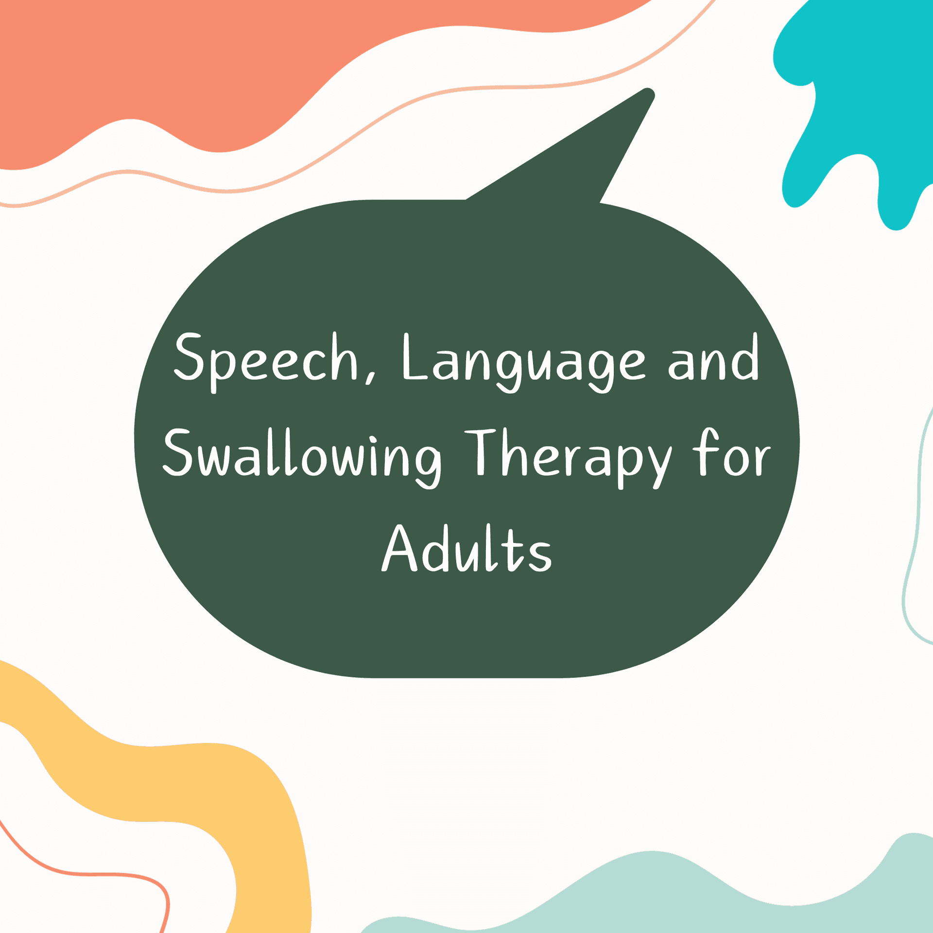 Speech, language and swallowing therapy for adults